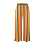 autumn grooves 2 yoga_leggings_template-Recovered-Recovered copy-Recovered-Recovered-Recovered-Recov Women's Wide Leg Lounge Pants (Model L77)