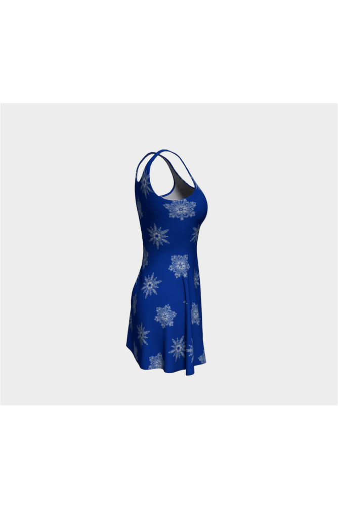 Snowflakes Flare Dress - Objet D'Art