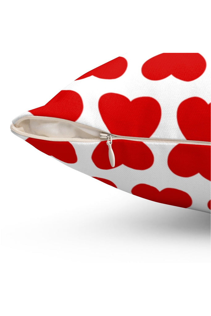 Sweetheart Valentines Spun Polyester Square Pillow - Objet D'Art