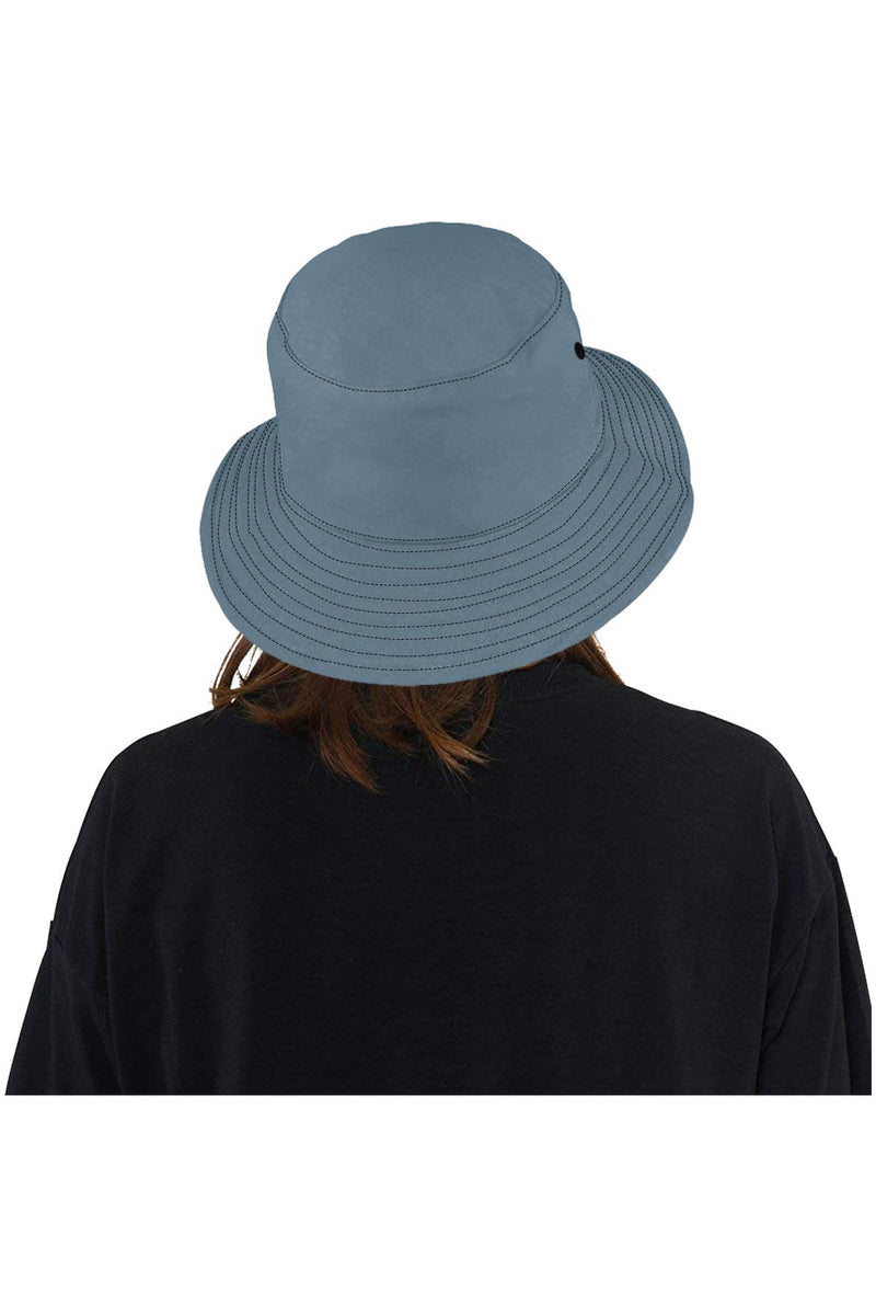 Blue Stone All Over Print Bucket Hat - Objet D'Art
