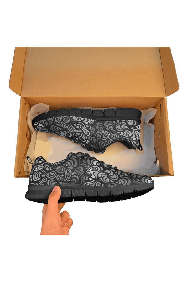 color empath shoes3 Women's Breathable Running Shoes (Model 055) - Objet D'Art