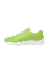 Lime Green Women's Breathable Running Shoes - Objet D'Art
