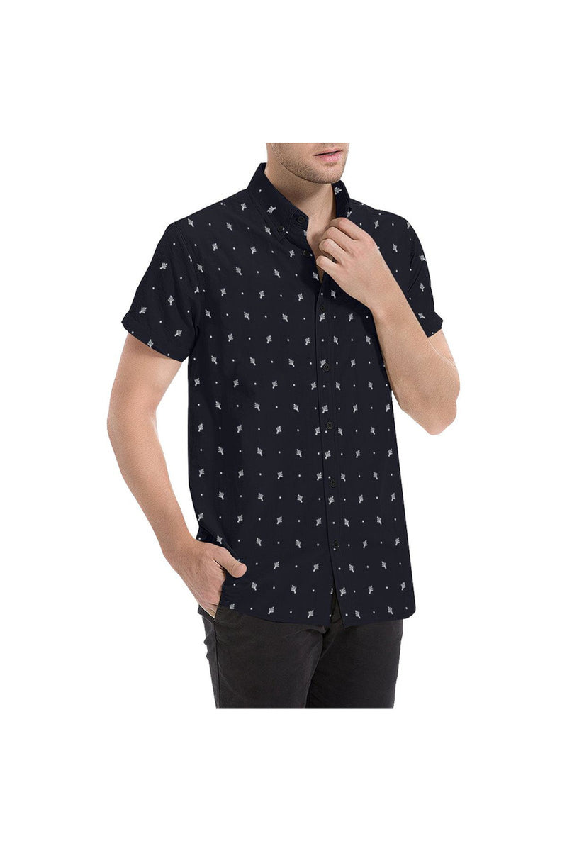 Classic Leaf Men's All Over Print Short Sleeve Shirt - Objet D'Art Online Retail Store