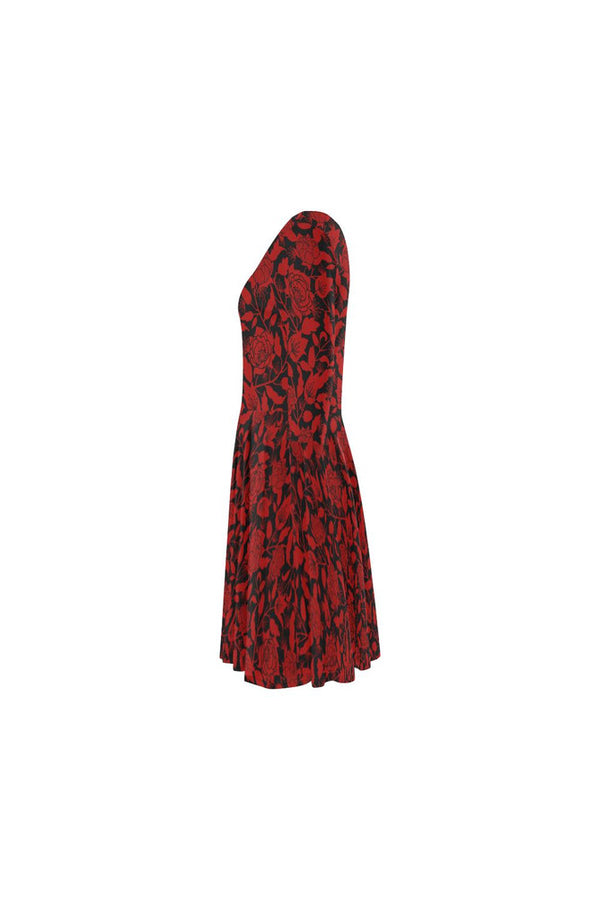 Do East Elbow Sleeve Ice Skater Dress (D20) - Objet D'Art