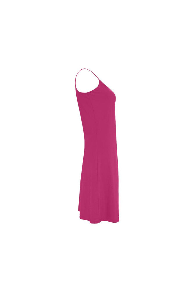 Peacock Pink D05 BACK Alcestis Slip Dress (Model D05) - Objet D'Art