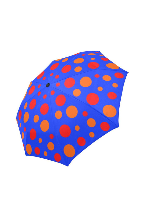 Playful Polka-dots Auto-Foldable Umbrella (Model U04) - Objet D'Art