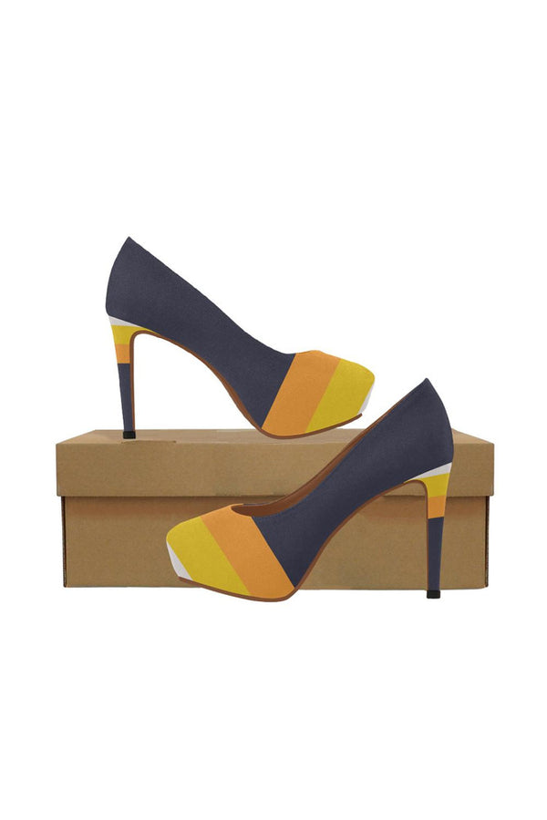 Corn Candy Shoes Women's High Heels (Model 044) - Objet D'Art