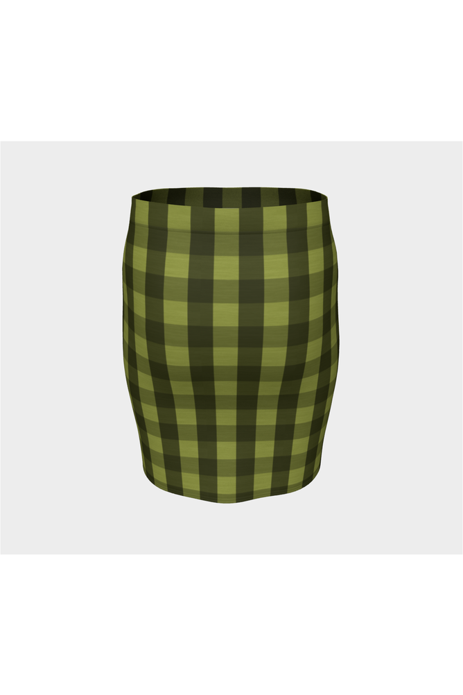 Pepper Stem Plaid Fitted Skirt - Objet D'Art