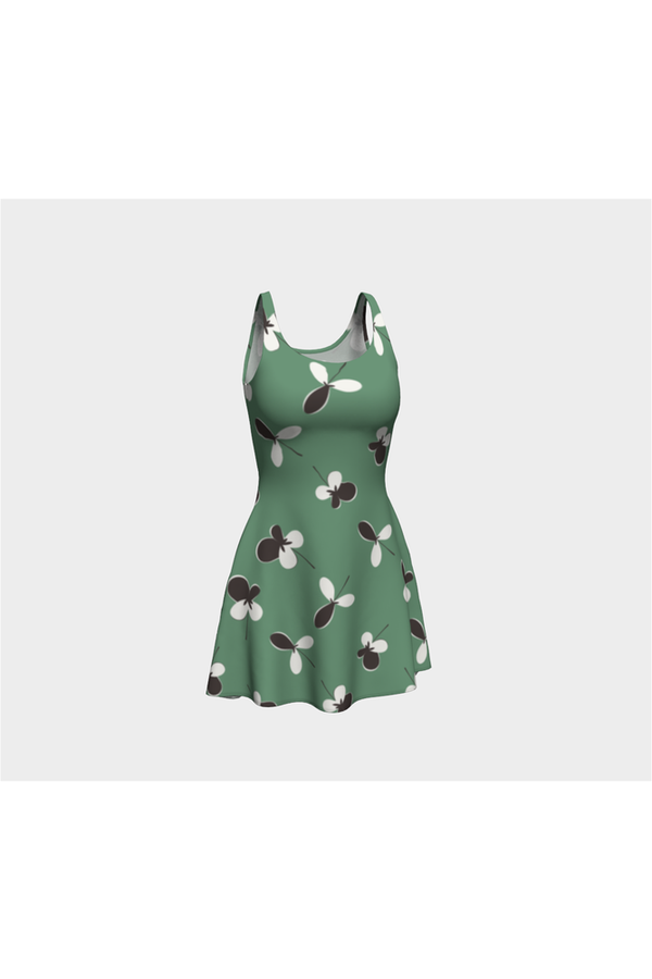 Mint Meadows Flare Dress - Objet D'Art