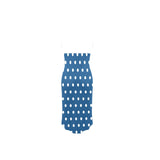 blue polka dot print 4 Spaghetti Strap Backless Beach Cover Up Dress (Model D65) - Objet D'Art