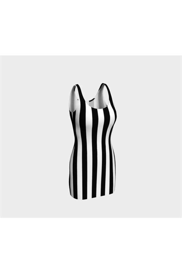 Striped Bodycon Dress - Objet D'Art