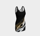 Liquid Earth Bodycon Dress - Objet D'Art