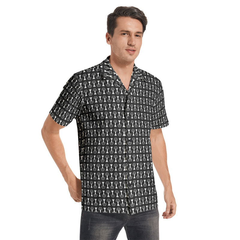 Men's All-over print Short Sleeve Shirts - Objet D'Art