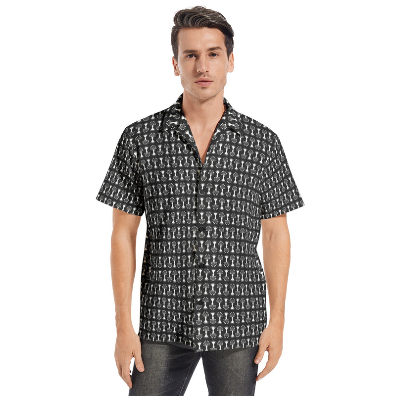 Men's All-over print Short Sleeve Shirts - Objet D'Art