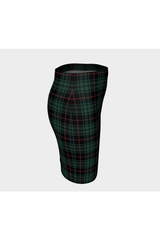 Christmas Plaid Fitted Skirt - Objet D'Art