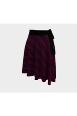 Vintage Striped Wrap Skirt - Objet D'Art