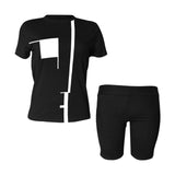 bau apron Women's Short Yoga Set - Objet D'Art