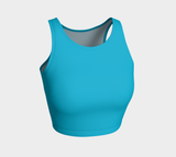 Blue Atoll Athletic Crop Top - Objet D'Art
