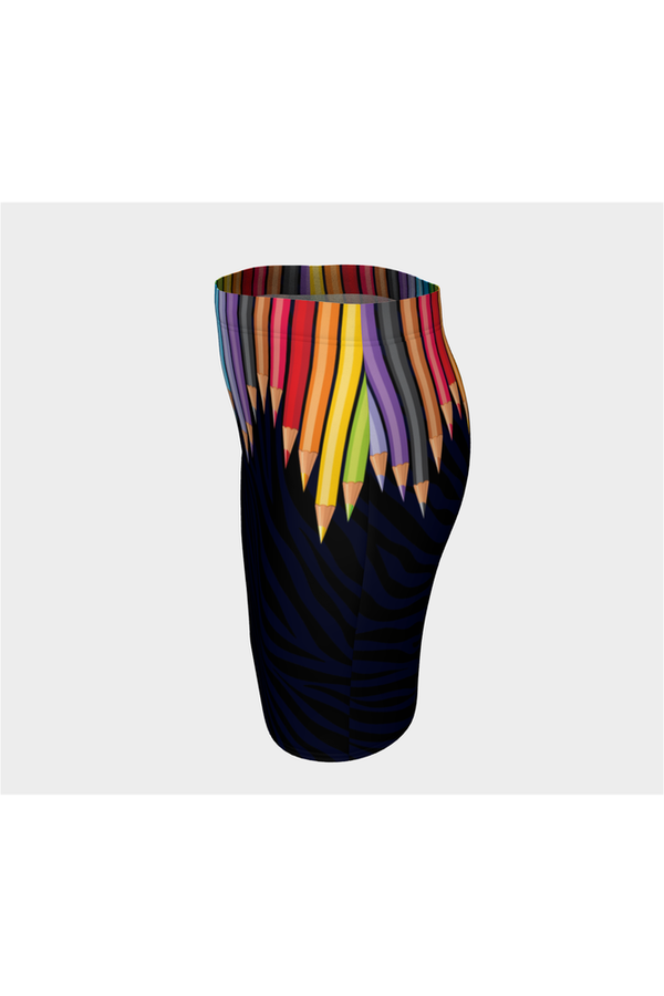 Color Pencil Art Athletic Top - Objet D'Art