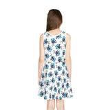 Girls' Sleeveless Sundress (AOP) - Objet D'Art