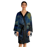 Long Sleeve Kimono Robe - Objet D'Art