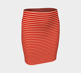 Striped Fitted Skirt - Objet D'Art