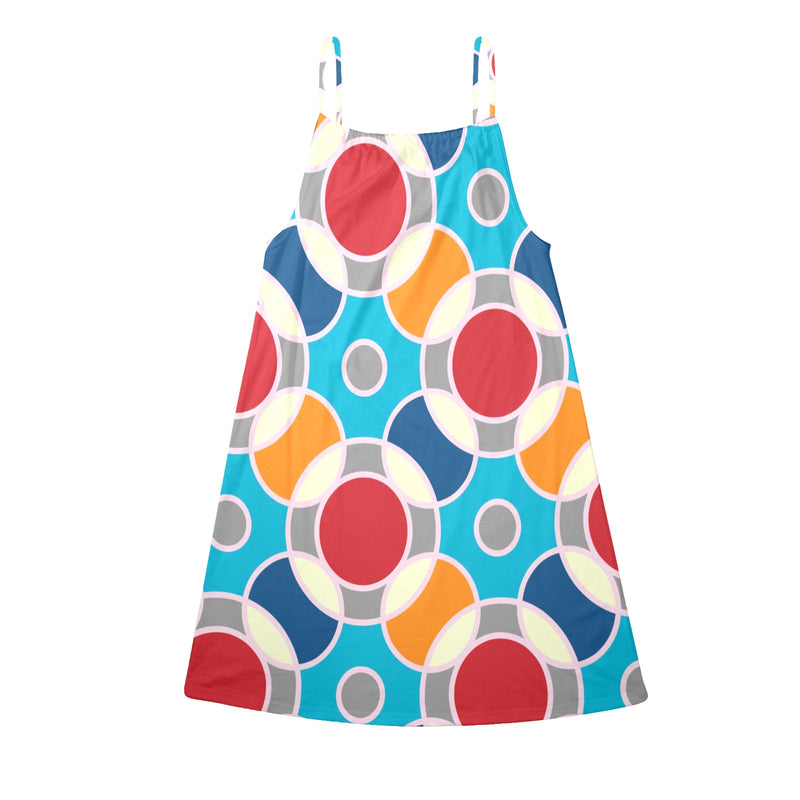 atomic angel Drawstring Neck Sleeveless Dress (Model D68) - Objet D'Art