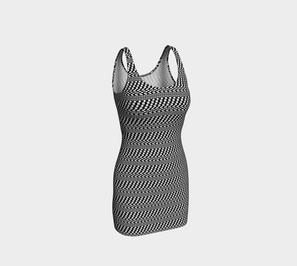 Striped Bodycon Dress - Objet D'Art