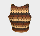 Caramel Athletic Crop Top - Objet D'Art