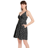 Strike While The Iron Is Hot Spaghetti Strap Sleeveless Falred Hem Short Dress - Objet D'Art