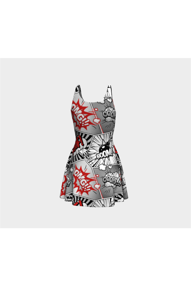 Da Bomb Flare Dress - Objet D'Art
