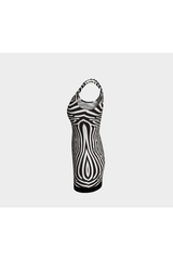 Zebra Print Bodycon Dress - Objet D'Art