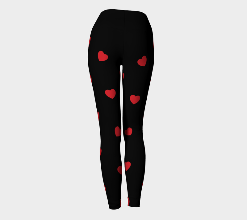 Heart Felt Yoga Leggings - Objet D'Art