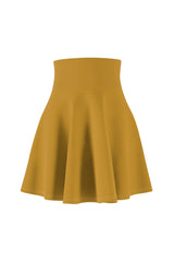 Dijon Delight Women's Skater Skirt - Objet D'Art