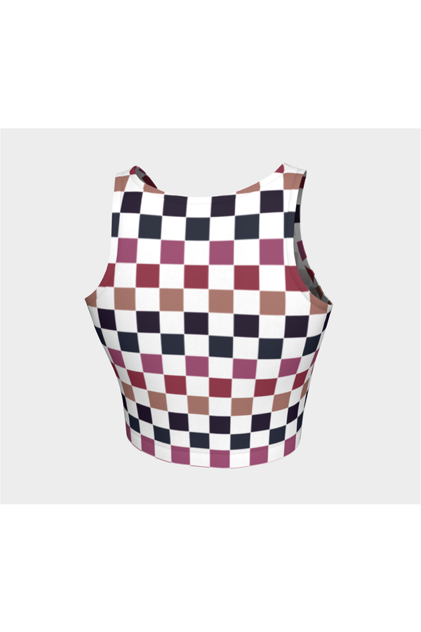 Very Berry Checkered Athletic Top - Objet D'Art