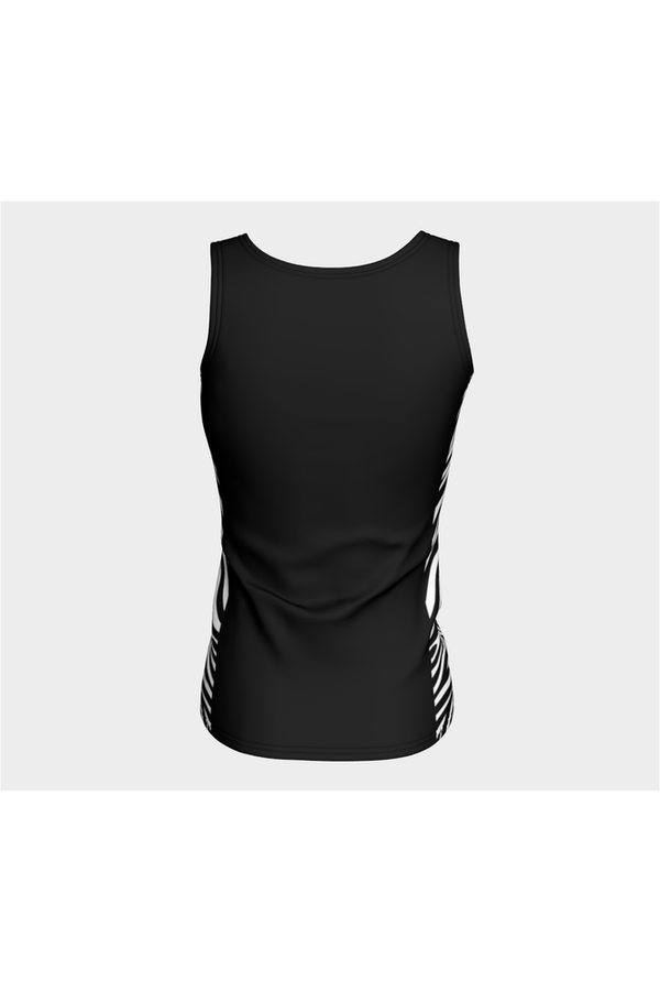 Zebra Print Athletic Top - Objet D'Art