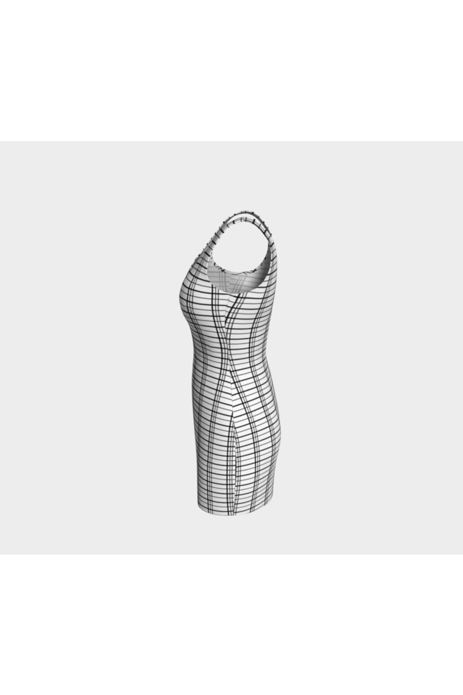 Lattice Bodycon Dress - Objet D'Art