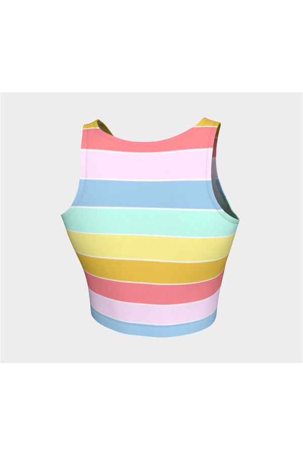 Pastel Stripes Athletic Top - Objet D'Art