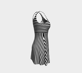 Striped Flare Dress - Objet D'Art