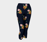 Floral Yoga Capris - Objet D'Art