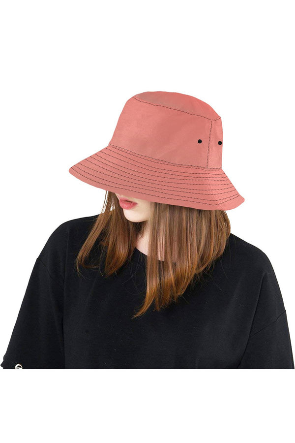 Terracotta All Over Print Bucket Hat - Objet D'Art