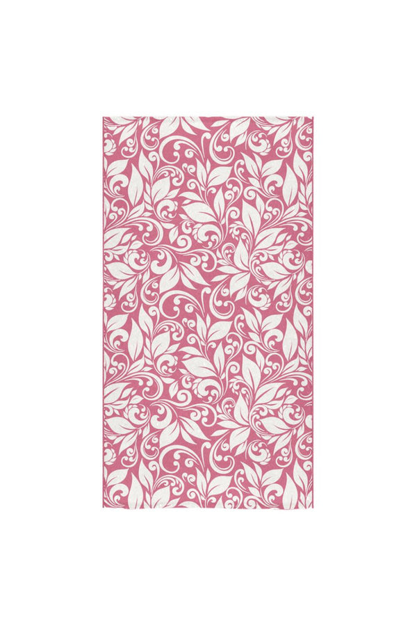 Scroll Hand towels Pink Bath Towel 30"x56" - Objet D'Art