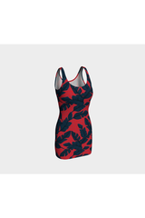 Palm Leaf Labyrinth Bodycon Dress - Objet D'Art