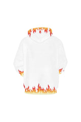 flame 1 All Over Print Hoodie for Women (USA Size) (Model H13) - Objet D'Art