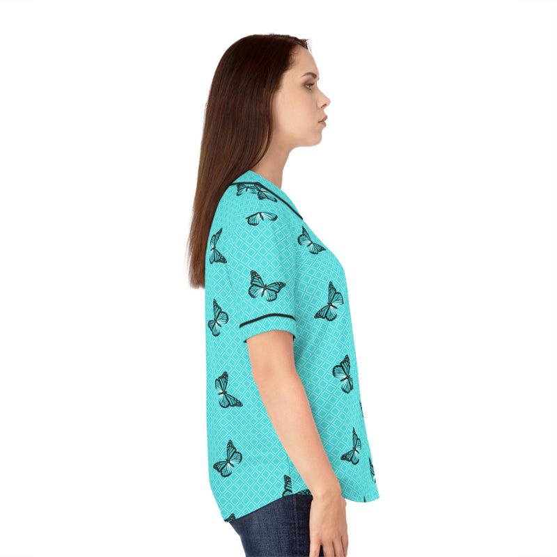 Women's Baseball Jersey (AOP) - Objet D'Art