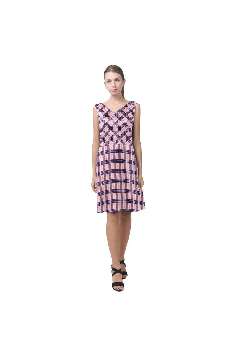 Peacefully Pink Chryseis Sleeveless Pleated Dress - Objet D'Art Online Retail Store