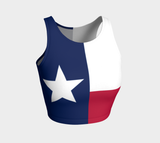 Texas Lone Star Athletic Crop Top - Objet D'Art
