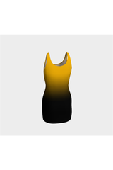 Fade Gold to Black Bodycon Dress - Objet D'Art Online Retail Store