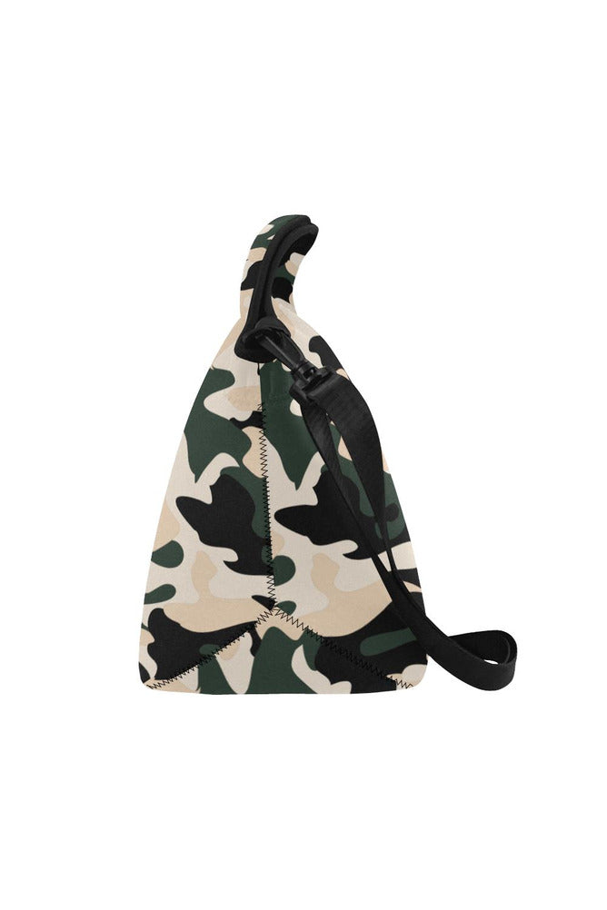 camo lunch bag Neoprene Lunch Bag/Large (Model 1669) - Objet D'Art