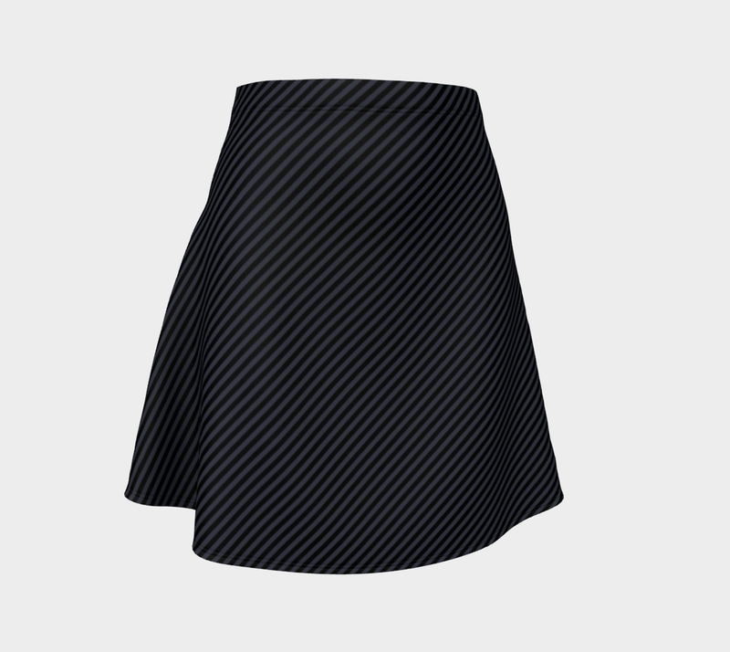 Striped Flare Skirt - Objet D'Art